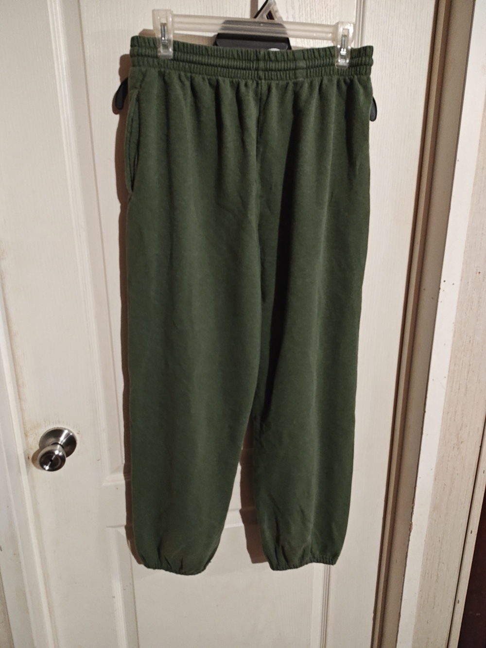 Fruit of the Loom Olive Green Kids Fleece Joggers